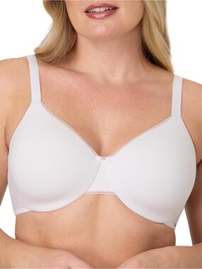 Bali One Smooth U Smoothing Underwire Bra Women’s US Size 40C White DF3W11